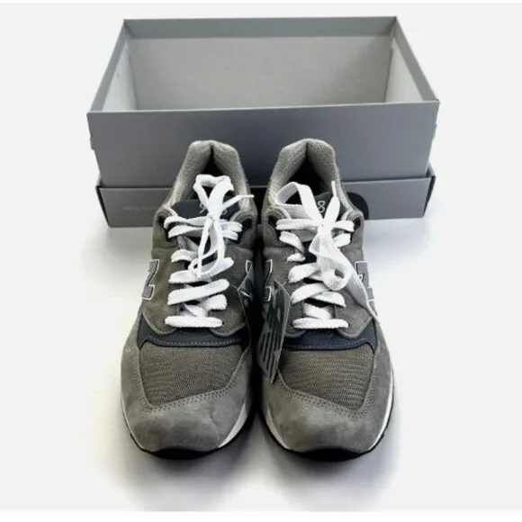 New Balance 998 Shoes Men's Size 11.5 U998GR Made in USA Grey Silver Core Abzorb